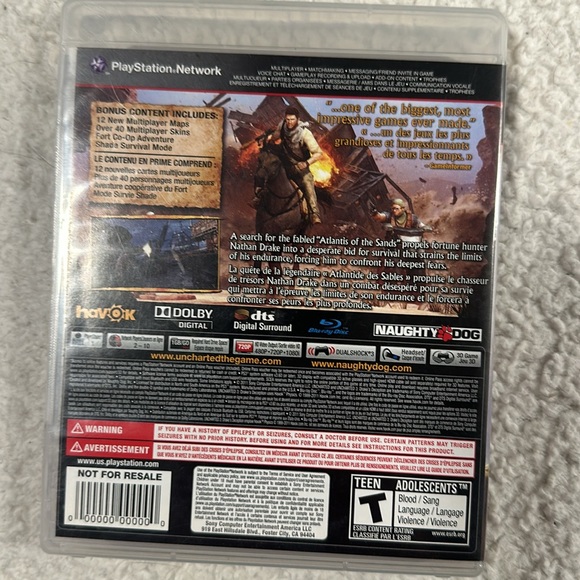 PS3 Video games. The Sims 3 Pets, the Sims 3 and Uncharted 3 Drakes Deception - Picture 4 of 12